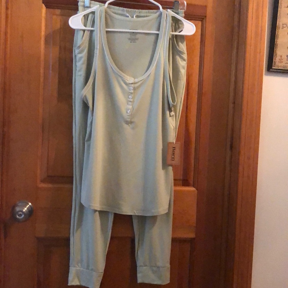 NWT Born PJ Set